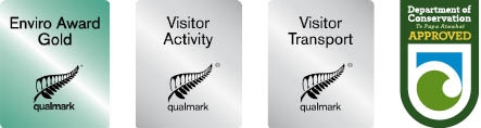 DOC Concessionaire and Qualmark logos