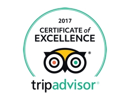 Trip Advisor Certificate of Excellence